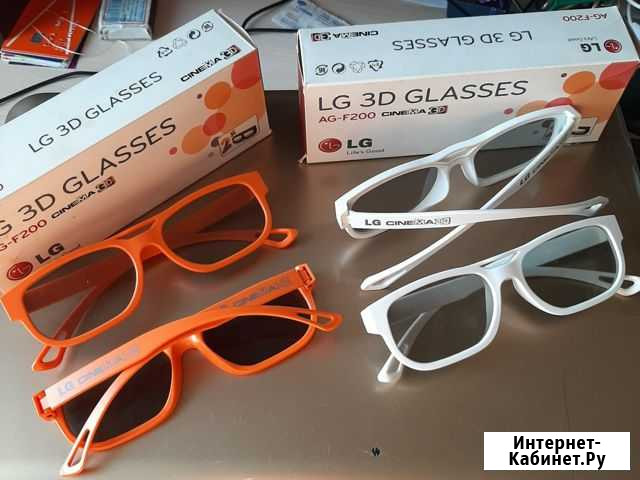 Очки 3D от телевизора LG 4 шт Пермь - изображение 1
