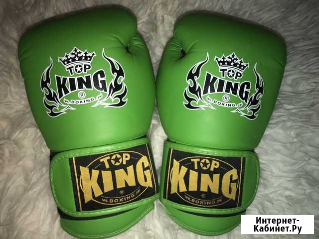 Перчатки Top King Салатовые/Зеленые 8 oz Мурино - изображение 1