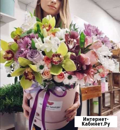 Цветы орхидеи в коробке Набережные Челны - изображение 1