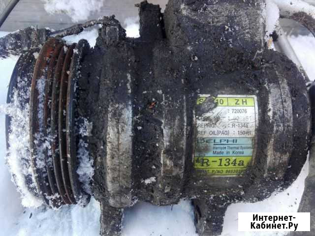 Компрессор кондиционера шевроле авео т-200 Червишево - изображение 1