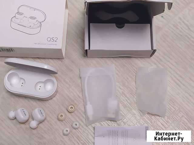 Беспроводные наушники QCY QS2 Курск - изображение 1
