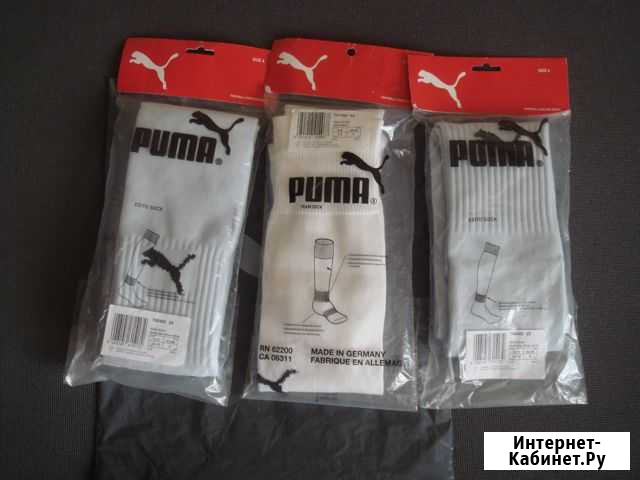 Гетры футбольные Puma белые 42 Подольск - изображение 1