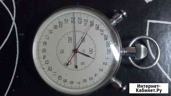 Трёхкнопочный сплит-секундомер.СССР Мурманск