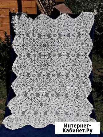 Роскошная старинная скатерть, Вологодское кружево Вологда - изображение 1