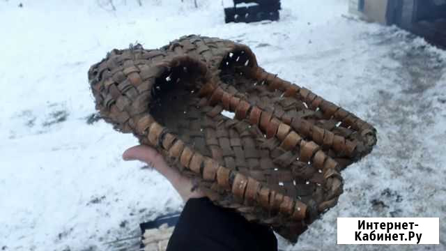 Лапти из лыка, оригинал, 30-е года 20 века Ульяновск - изображение 1