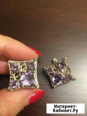 Серьги серебро Санкт-Петербург - изображение 1