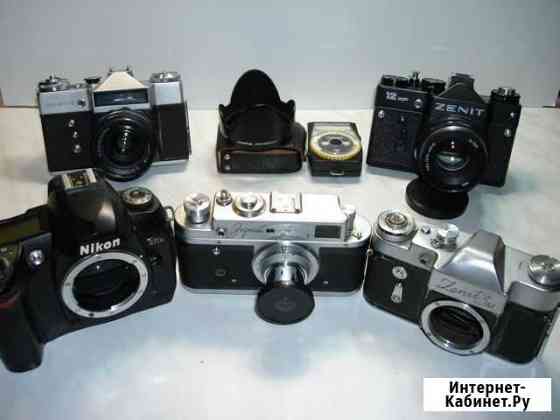 Зенит 3М, Nikon-D70S без объективов Видное