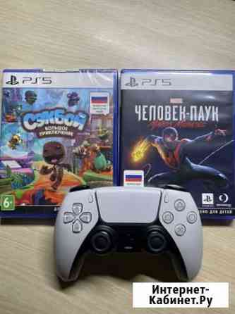 Игровая приставка Sony PS5 + 2 игры Иркутск