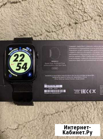 Часы apple watch 5 44 mm nike Головчино - изображение 1