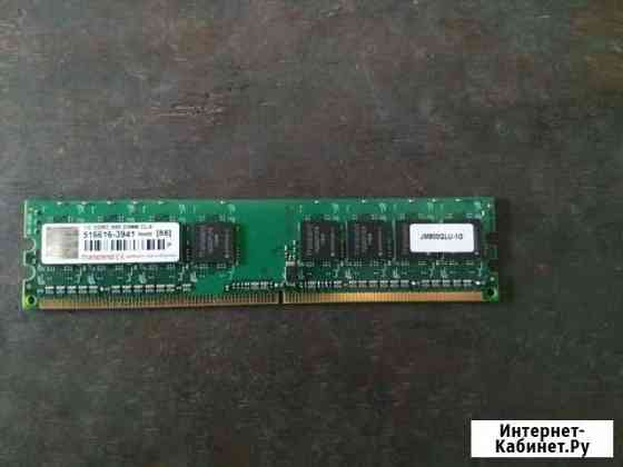 Оперативная память Transcend 1G DDR2 800 dimm CL5 Октябрьский