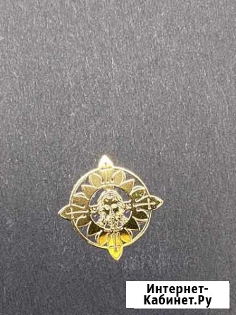 Золотая наклейка стикер лик Иисуса Христа Омск - изображение 1