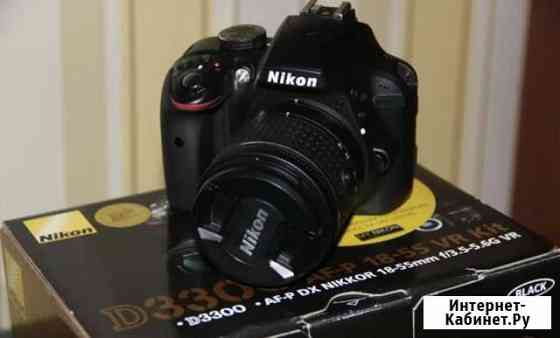 Новая камера Nikon D3300 объектив Kit 18-55 Москва