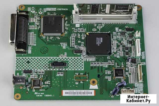Главная плата Epson C1100 c567main с планкой памят Казань - изображение 1