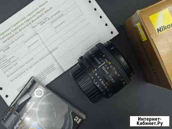 Nikon 50mm F/1.8D AF Nikkor коробка Видное