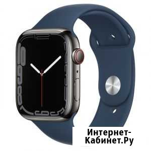 Apple Watch Series 7 / 45мм GPS + Cellular сталь Москва - изображение 1