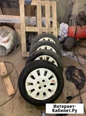 Колеса всборе с резиной r15 4x100 Пермь - изображение 1
