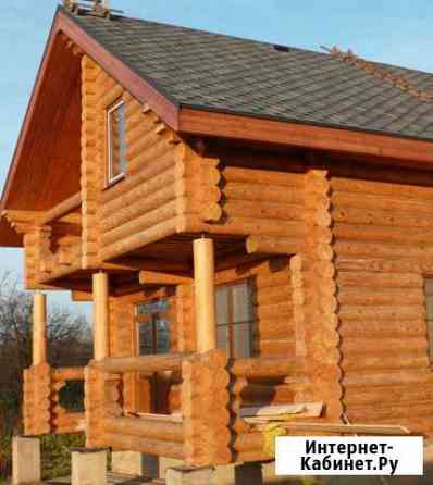 Сруб (оцилиндрованный) 6.7 на 10.5.Кировский лес Казань