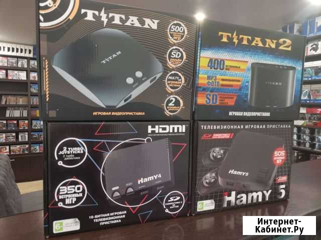 Игровые приставки Hamy, Titan 8bit + 16 bit Кострома - изображение 1