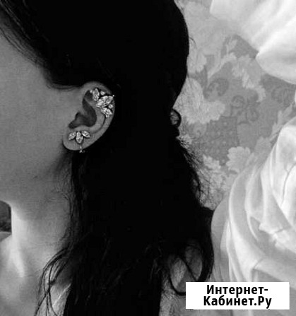 Серьги каффы клипсы сваровски Тимашевск - изображение 1