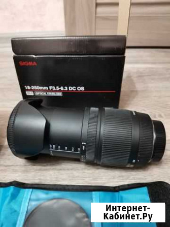 Объектив для Nikon Sigma 18-250+фильтра Елизово - изображение 1