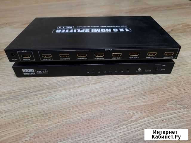 Хаб hdmi splitter 8 в 1 Махачкала - изображение 1