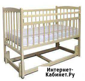 Детская кроватка с продольным маятником Пенза - изображение 1