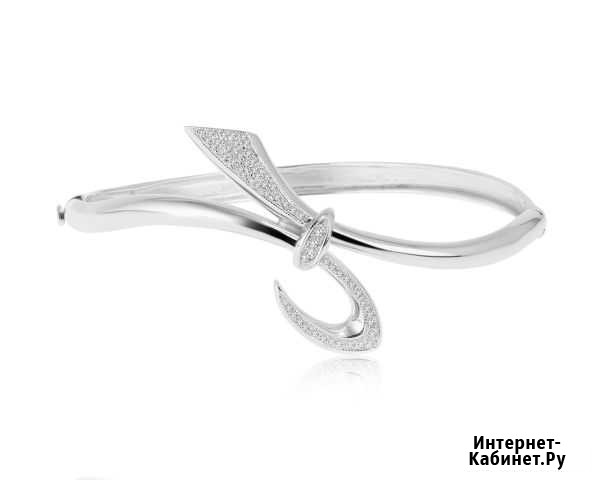 Золотой браслет с бриллиантами 0.24ct Москва - изображение 1