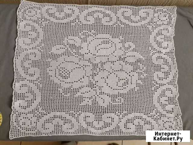 Салфетки крючком. Филейное вязание СССР Оренбург - изображение 1