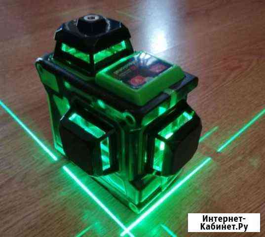 3D зелёный лазерный уровень новый Сочи