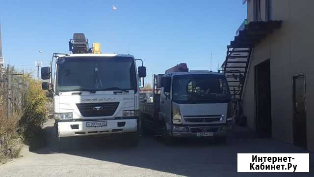Услуги эвакуатора манипулятора Стрела3-7тонн грузо Комсомольск-на-Амуре - изображение 1