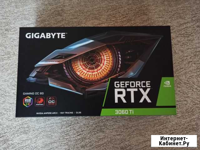 Видеокарта Gigabyte GeForce RTX 3060 Ti 8 гб Новая Чебоксары - изображение 1