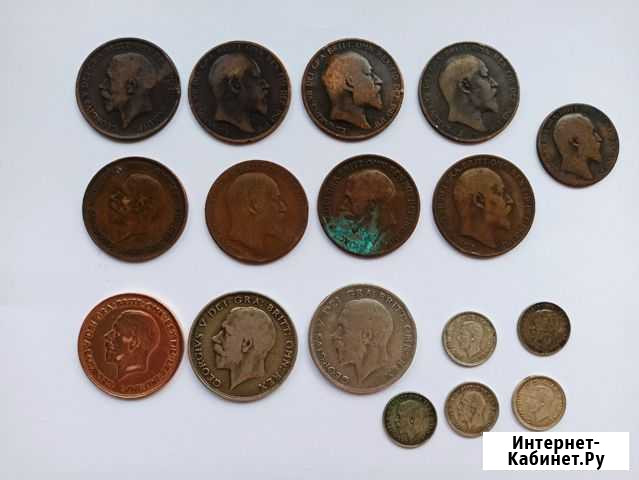 Монеты серебро и бронза Астрахань - изображение 1