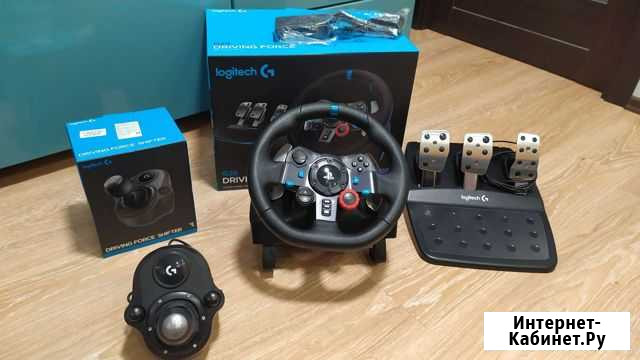 Игровой руль logitech g29 с коробкой передач Самара - изображение 1
