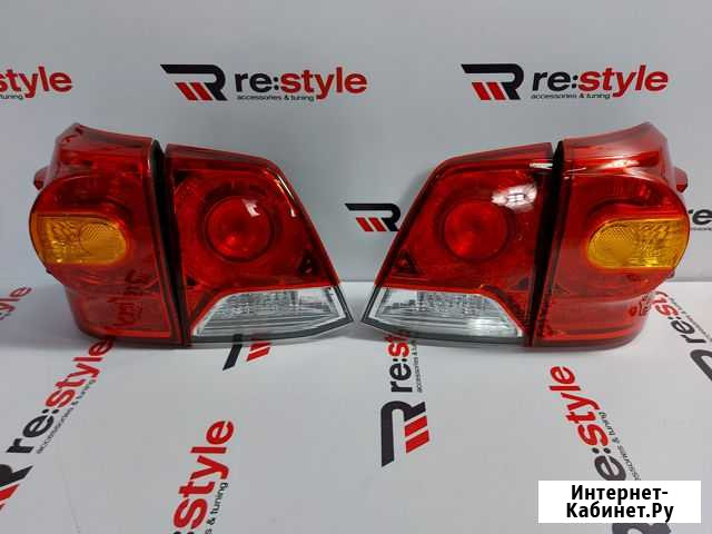 Стопы Toyota Land Cruiser 200 2м 12-15г Красные Хабаровск - изображение 1