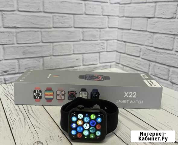 Smart watch X22 44mm (новые) черные Иваново - изображение 1