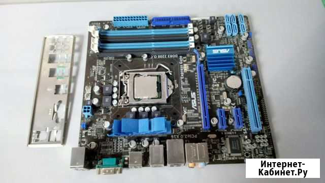 Материнская плата 1156 + Core i3 Челябинск - изображение 1