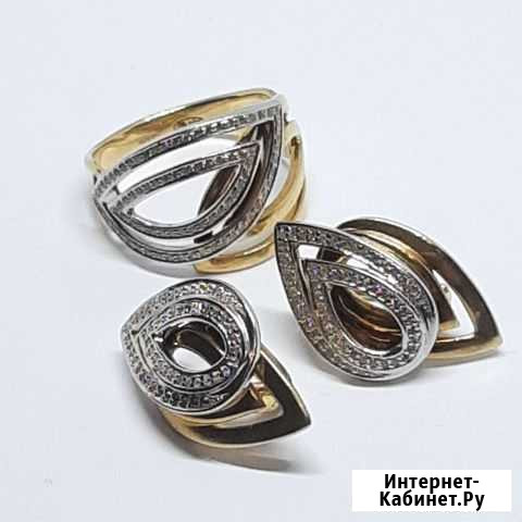 Серебряные серьги и кольцо 925 проба Екатеринбург - изображение 1