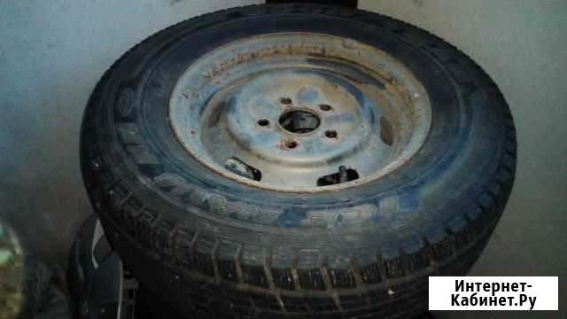 Продаю готовое колесо 205/70/14 липучка GoodYear i Новое Девяткино - изображение 1