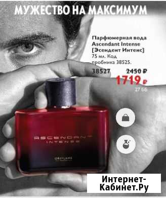 Парфюмерная вода Ascendant Intense муж. 75мл Тюмень - изображение 1