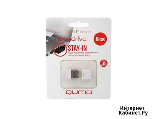Флешка qumo 8 Гб USB 2.0 компактная Нижний Новгород - изображение 1