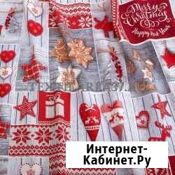 Скатерть рогожка Чудеса - новогодняя 150*220 Красноярск - изображение 1