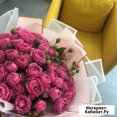 Цветы розы пионовидные с доставкой круглосуточно Краснодар - изображение 1