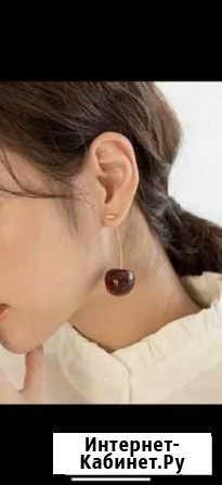 Серьги вишенки (бордовые и красные цвета) Казань - изображение 1