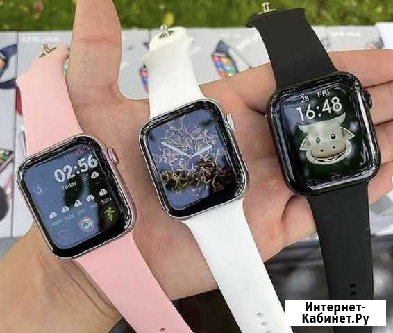 Смарт часы watch 7 «пурпурный» Ленинск-Кузнецкий - изображение 1