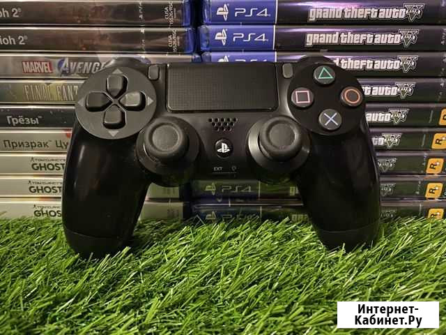 Геймпад DualShock 4 v2 Оригинал Черный Кострома - изображение 1