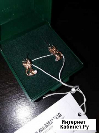 Серьги серебряные детские Иваново - изображение 1