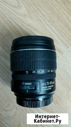 Объектив Canon EF-S 15-85 mm f/3.5-5.6 IS USM Абакан - изображение 1