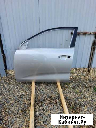 Дверь на Киа Рио 4 передняя левая серебристый цвет Ставрополь - изображение 1
