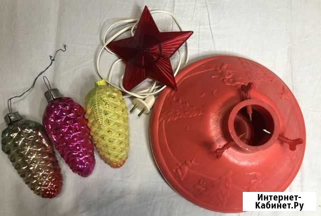 Елочные игрушки СССР огромные Кремлевские звезда п Великий Новгород - изображение 1