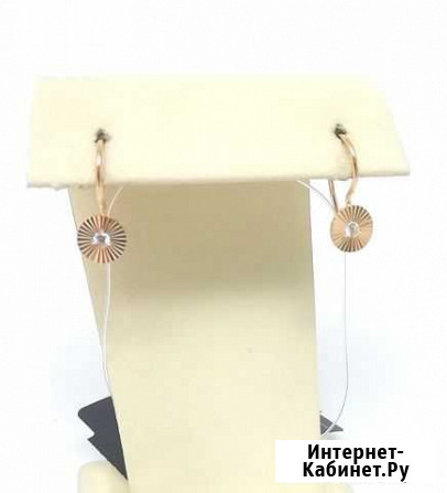 Серьги вз002404-7 0,96гр Красноярск - изображение 1